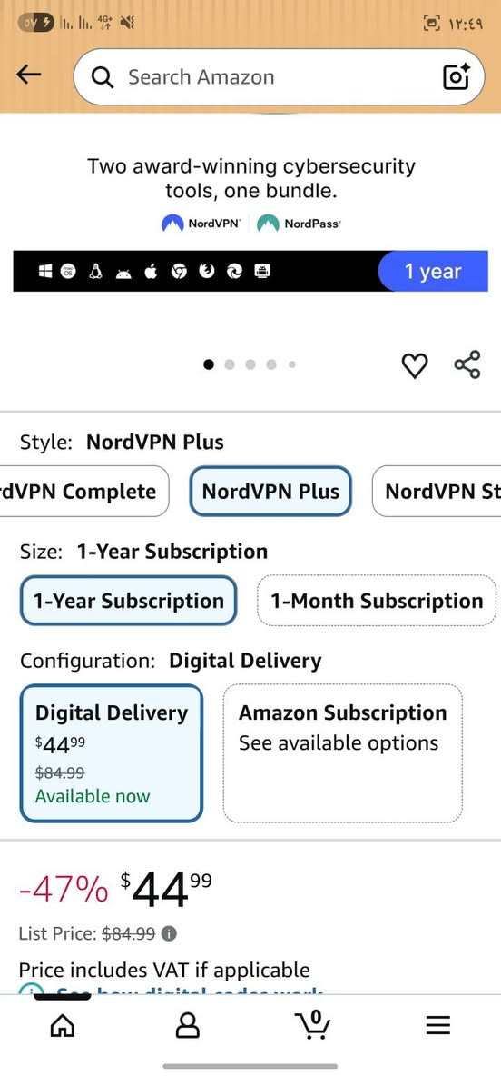 السلام عليكم متوفر vpn لمدة سنه ول ١٠ اجهزه و(بسعر مغري ٣٠ الف )فقط كود على حسابك الشخصي اكرر كود وليس حساب ول١٠ اجهزه من ضمن حسابك 
اخوكم مهندس مصطفى ***********

