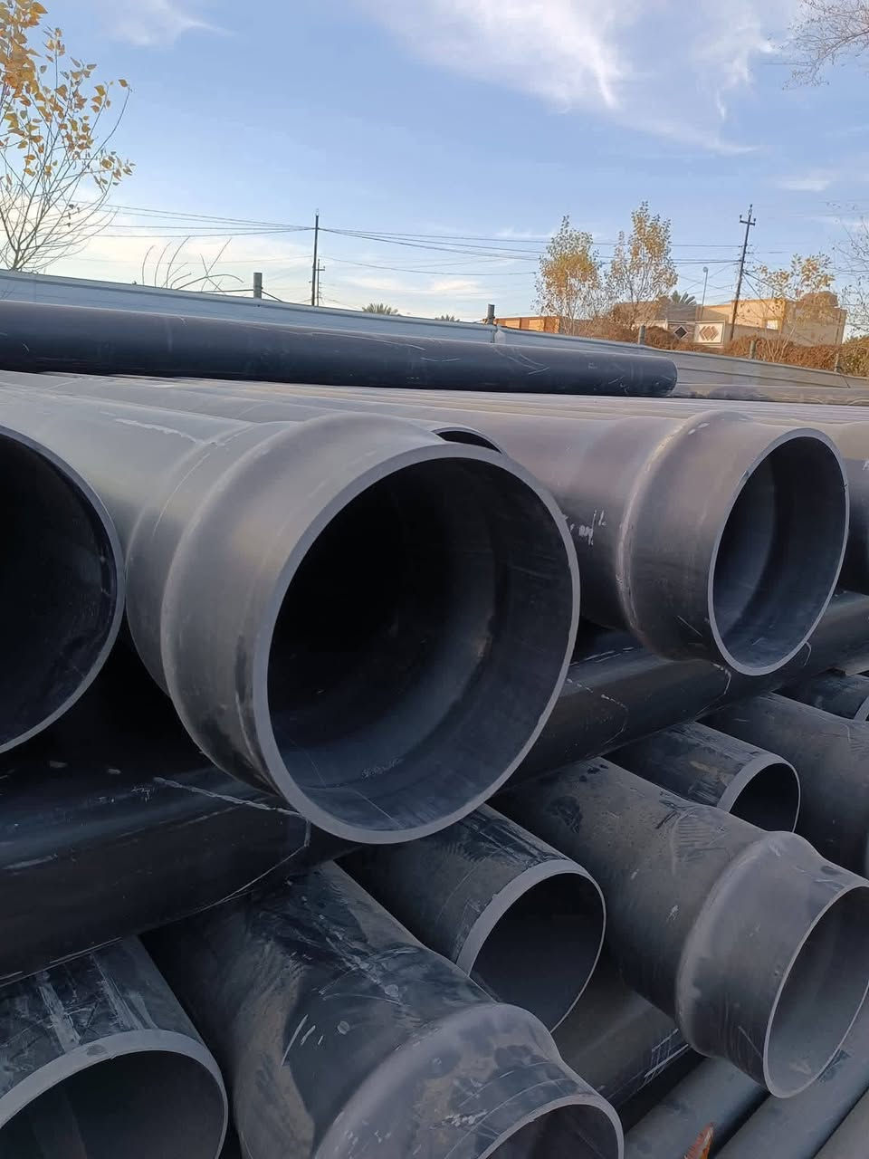 ♦️♦️يعلن مكتب ومعمل الرافدين وصول شحنه جديده من انابيب (البلاستك upvc عاليه الجوده للابار الارتوازيه والدفع والتغليف 4 انج و6 انج و8 أنج و10 انج و12 أنج ضغط 6 بار وضغط 10 بار وانابيب ازبست الجي ار بي Grp فايبر كلاس للتغليف والقناطر والعبارات ) وانابيب الدكاتيل السعودي والصيني المنشأ K9 ..C30 كافه الاحجام والقياسات للطلب والاستفسار
 الاتصال على الرقم*********** واتساب
المكان بابل ويوجد توصيل الى كافه المحافظات
