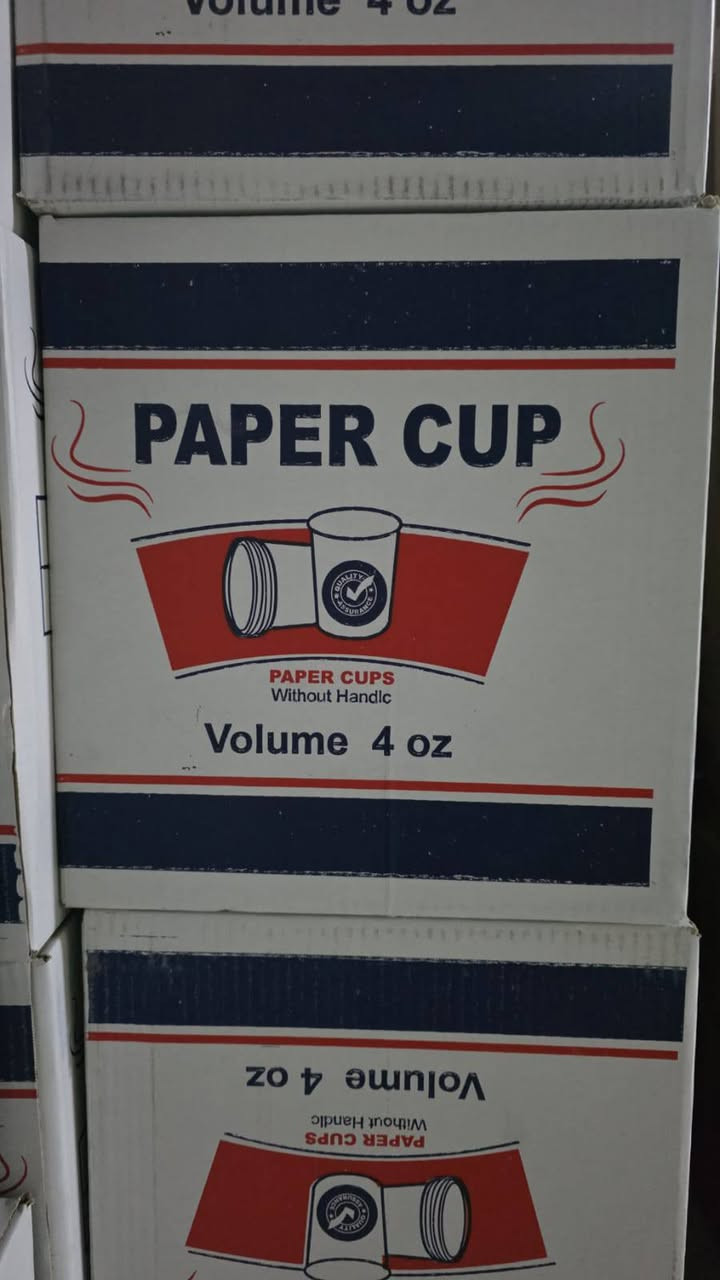 متوفر كميات كبيرة اسعار تنافسيه اكواب ورقيه درجه اولى 4oz/5oz/6oz العنوان كربلاء  للاستفسار الاتصال على الرقم التالي ***********
