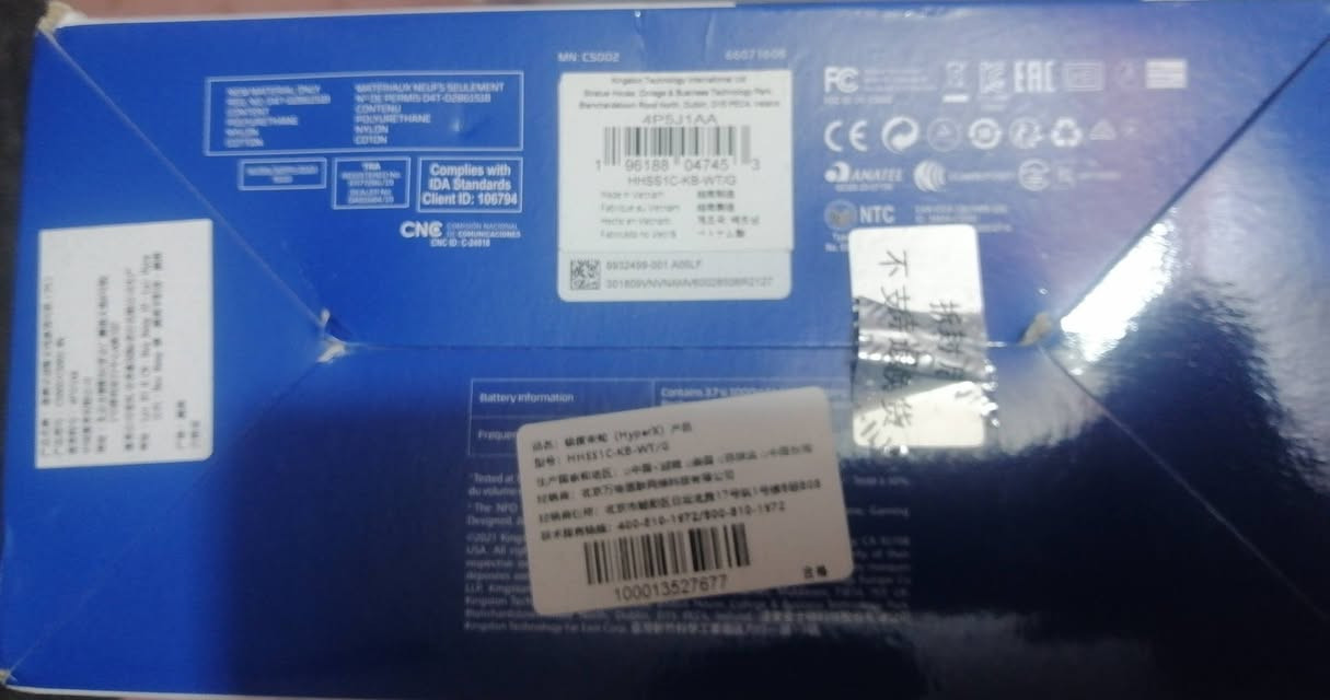 سماعة HyperX Cloud Stinger Core Wireless (النسخة اللاسلكية البيضاء) جماعة الكيمنك خلي سعرك ما اعرف شكد تسوه


**إذا كنت صاحب هذا الإعلان وتريد حذفه لأي سبب، رجاءا أرسل رسالة إلى الدعم الفني**