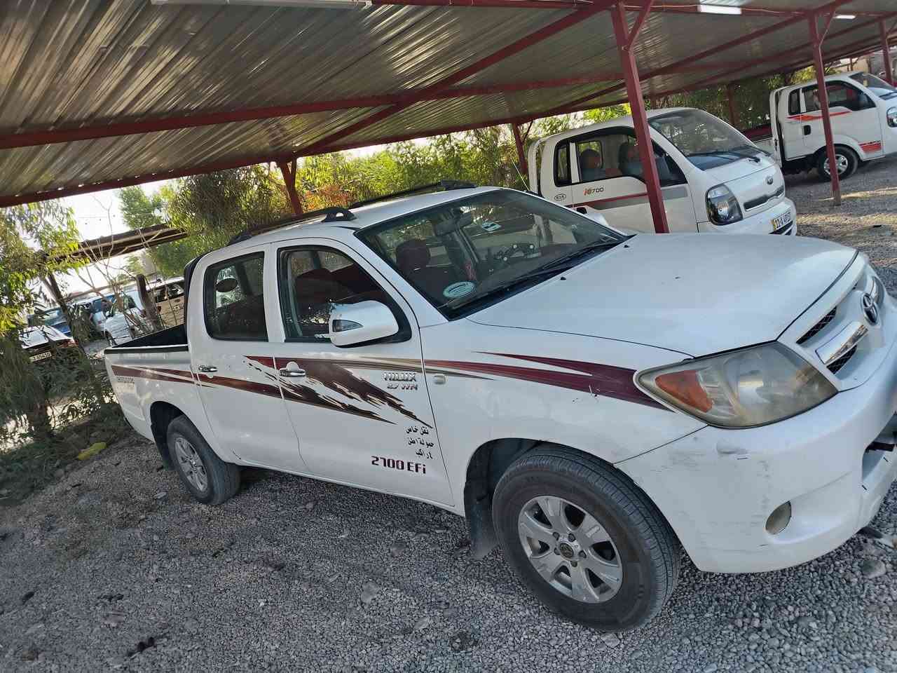 تويتا دبل 2008 مشرع وطني بيها قطعتين محرك مكفول من تنقيص او تبخير حدادية السعر 135
