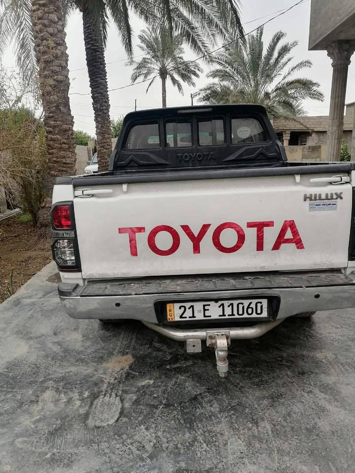 تايوتا هايلوكس موديل2015 رقم شمالي سليمانيه انگليزي تحويل او وكاله شرط مكفوله من الضربه والصبغ كير عادي محرك كير مكفولات مامفتوحه السياره كلش حلوه مابيها اي نقص جاهزه من كل النواحي احلى من الصور  مكان صلاح الدين ناحية يثرب للاستفسار ‭0773 410 7864‬ ومن الله التوفيق
