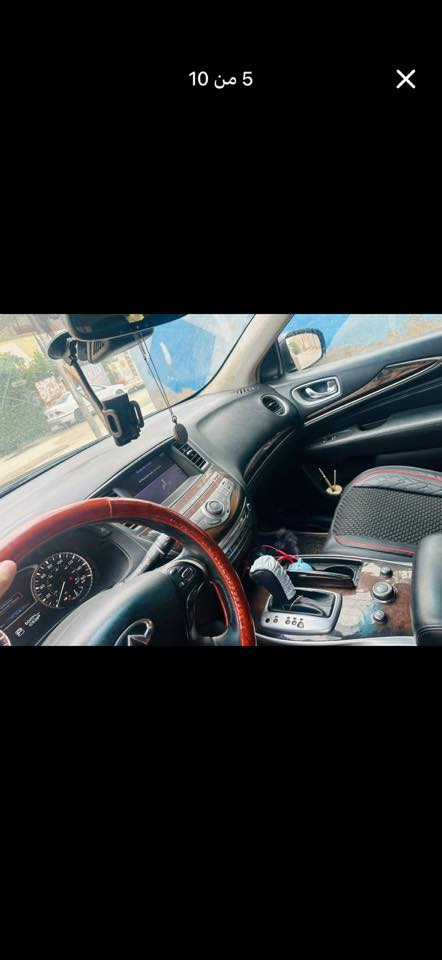 السلام عليكم الفخامة اليـابـانية
للبيع انفينتي2020 qx60 

وارد امريكي 

 سيارة بيها  شخوط  كم قطعه صبغ ابيع صبغ عام 

حادثه من امريكا حرق كشنات 

‎ 🔸مواصفات 

🔰كشنات جلد لون اسود مع دوشمه جديده وارضيات اسود جديد

‎ 🔸محرك v6 3/5  سلندر

 🔸كير اربع انضمه ( سبورت-نورمل-ايكو-وثلجي )

‎🔸بصمة  +  تشغيل عن بعد 

‎ 3 شاشات 

‎ 🔸 4كامرات جانيه  اماميه خلفيه

‎ 🔸كراسي الامامية كهربائيه تدفئة+تبريد 

‎ 🔸ستيرن كهرباء + فول تحكم 

‎ 🔸تخم تايرات جدد

‎

‎ 🔸7 راكب 

‎ 🔸حساس امامي +خلفي 

‎ 🔸اضوية الامامية + الكشافات LED 

‎ 🔸نظام الاقتصادي بالبنزين 

‎ 🔸ماشيه ٩٠ الف

‎ 🔸 شاشات خلفيه 

استخدام شخصي فقط

                              

‎🔸سعر 120 ورقه مع مجال بسيط

🔸 رقم دولي سليمانيه

((((مكانها بالنجف))))

شراي اتصال فقط ***********
