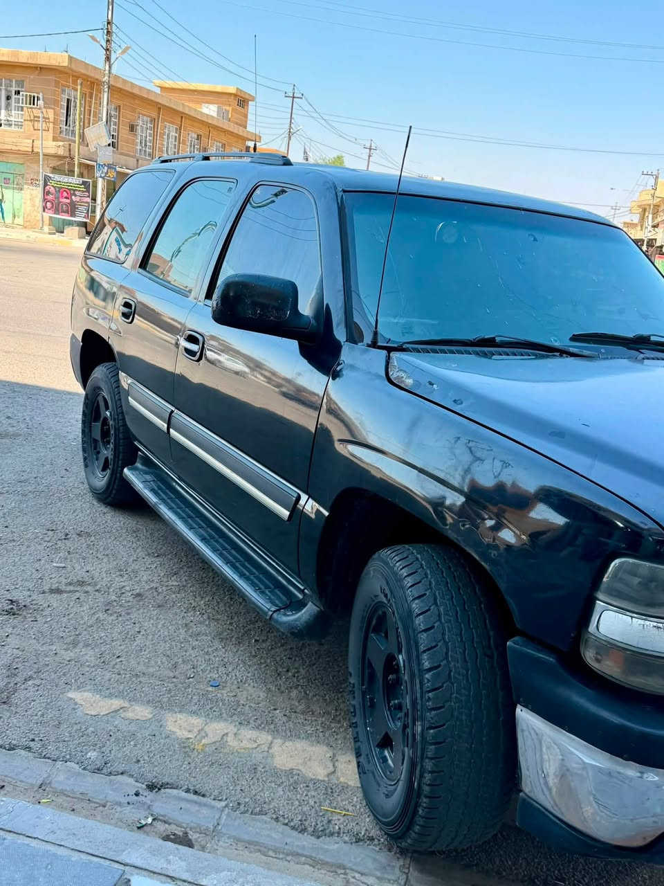 السلام عليكم
للبيع شفروليه تاهو 2005 بتره 

🚙 شفر تاهو موديل 2005

⚫ اللون: أسود

✅ محرك وگير بحالة جيدة

✅ دبل

✅ زجاج كهرباء

✅ تكييف

✅ داخلية نظيفة كما موضح بالصور

✅ السيارة جاهزة للاستخدام

السياره رقم ديالى تحويل ثاني يوم 

📍 الموقع: (صلاح الدين الدجيل ))

📞 للاستفسار والمراسلة: (***********).
