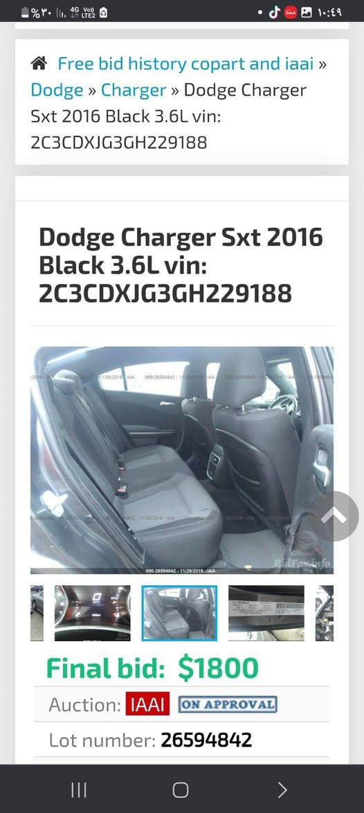 جارجر فيلي 2016 اصل بسمي ارقام النكليزي جاهزه بلمرور بس للستلام فقط
حادثه بجم ٣ قطع بمريكا وما متعوره الغود ولاشواصي ونضربت عندي بجاملغ الخلف السايق يرجع بي دي ار
ماشيه ١٥٠ مكينه وكير صلوات يخبلن مكينه ٦ اسلندر
السعر 155 وبيها مجال

***********
