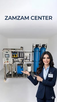 محطة معالجة • ١٠٠٠ لتر/ساعة • نظام RO