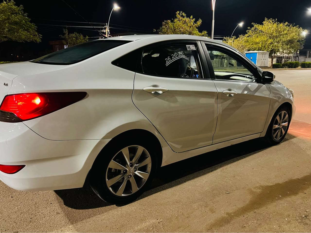 اكسنت 2014
سنويه جديد
هزه جديد
رقم الماني جديد
رقم اربيل 
ورقة فحص مرفق ويا منشور
موصفاتABS وECO
داخل فورميكا يعني صاجي
شاشه و كاميره و حساس خلفى
ودفتر بنزين موجود
مكان سياره كركوك
سعره 104 وبي مجال
رقم موبايل 
***********
*********** كركوك, العراق
