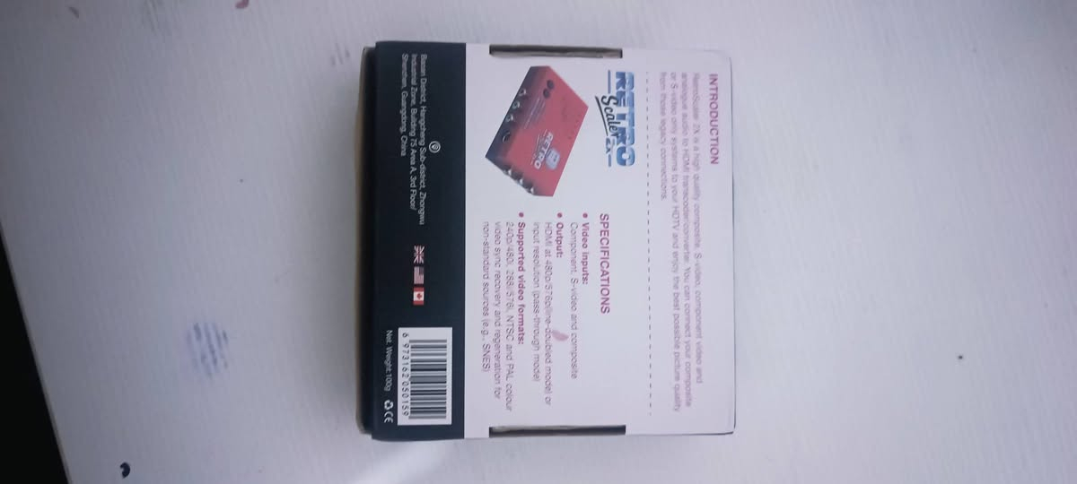 هل تمتلك أجهزة ألعاب كلاسيكية (Retro Consoles) وتريد لعبها على شاشاتك الحديثة (LCD/LED) بوضوح عالٍ؟ هذا هو الحل المثالي!
جهاز RetroScaler2x هو رفيقك الأفضل لاستعادة ذكريات الزمن الجميل. يقوم هذا المحول بتحويل إشارة أجهزتك القديمة (مثل PS2, N64, Dreamcast, SNES, NES) إلى جودة HD، مع ضمان عدم وجود أي تأخير (Zero Lag) في الصورة لتجربة لعب سلسة تماماً.
المميزات:
رفع دقة الصورة إلى 480p/576p لتظهر بشكل أوضح على الشاشات الحديثة.
أداء سريع جداً بدون تأخير (Zero Lag) مثالي للألعاب التنافسية.
متوافق مع معظم أجهزة الألعاب الكلاسيكية القديمة.
سهل التركيب والاستخدام.
🚚 تتوفر خدمة التوصيل إلى جميع المناطق.
للاستفسار أو الطلب، يرجى إرسال رسالة مباشرة!
__________________________________
ئایا یارییە کۆنەکانت (کۆنسۆڵە کۆنەکان) لەسەر شاشەی مۆدێرن (LCD/LED) بە ڕوونی نابینیت؟ ئەمە چارەسەرەکەیە!
RetroScaler2x باشترین ئامێرە بۆ گەڕانەوە بۆ سەردەمی زێڕینی یارییەکان. ئەم ئامێرە وێنەی کۆنسۆڵە کۆنەکانت (وەک PS2, N64, Dreamcast, SNES, NES) دەکاتە HD و بەبێ هیچ دواکەوتنێک (Zero Lag) لەسەر شاشەکانت نیشانی دەدات.
تایبەتمەندییەکان:
بەرزکردنەوەی کوالێتی وێنە بۆ ئاستی 480p/576p.
کارکردن بەبێ هیچ دواکەوتن (Zero Lag) - تایبەت بۆ یاریزانانی پیشەگەر.
پشتیوانی لە زۆربەی کۆنسۆڵە کۆنەکان.
بەکارھێنانی زۆر ئاسانە.
🚚 خزمەتگوزاری گەیاندن (Delivery) بەردەستە بۆ هەموو شوێنێک.
بۆ زانیاری زیاتر و داواکردن، نامە بۆ پەیج بنێرن! أربيل, العراق


**إذا كنت صاحب هذا الإعلان وتريد حذفه لأي سبب، رجاءا أرسل رسالة إلى الدعم الفني**