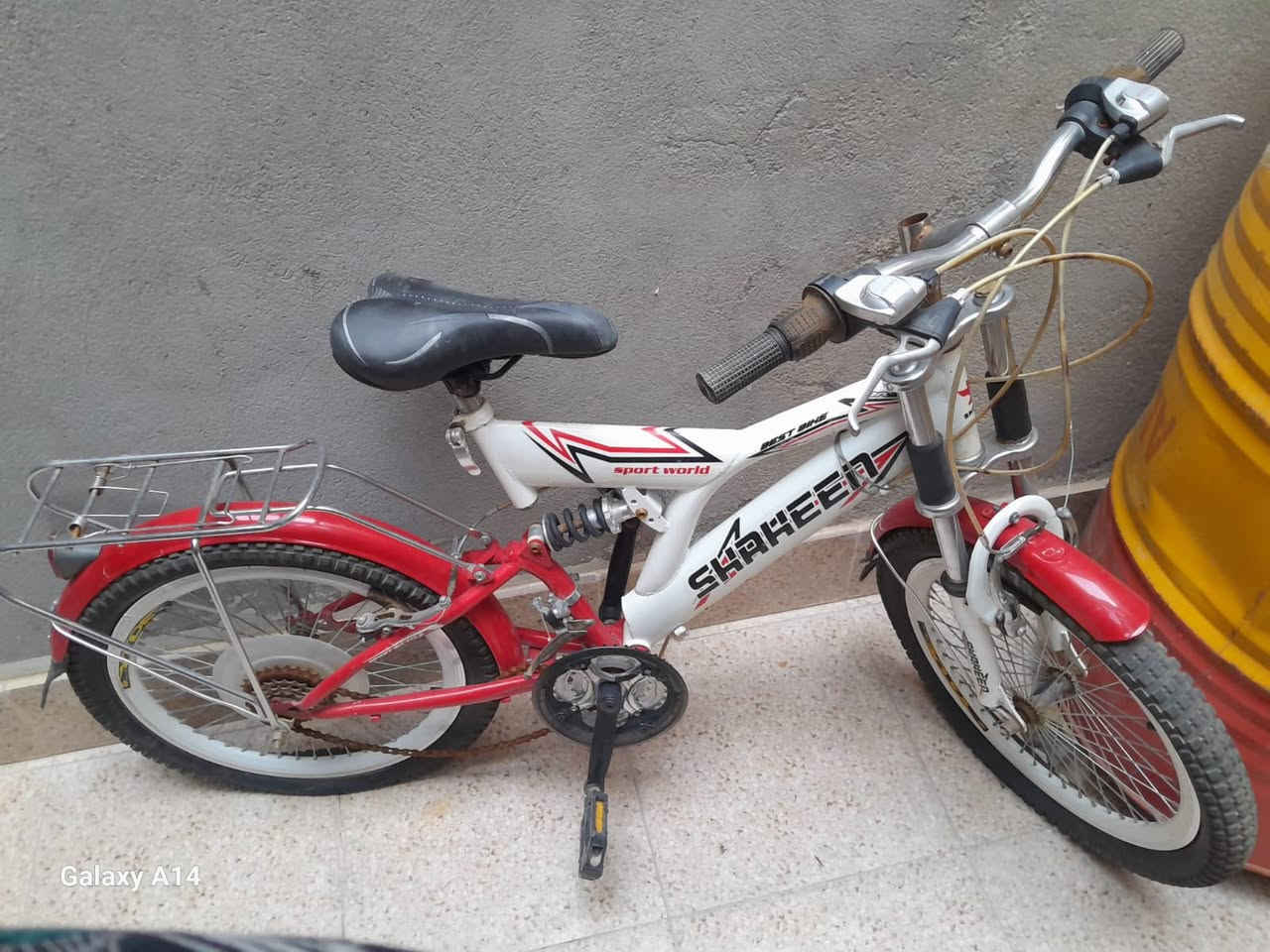 بايسكل همر
دبل گير امامي خلفي

تايرات شوية عريضة

مناسب عمر 7-12 

السعر تواصل مع هذا الرقم ***********

واتساب فقط
