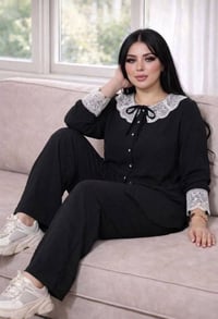 طقم نسائي • ايروبين قطني • مقاسات ٣٨-٥٦