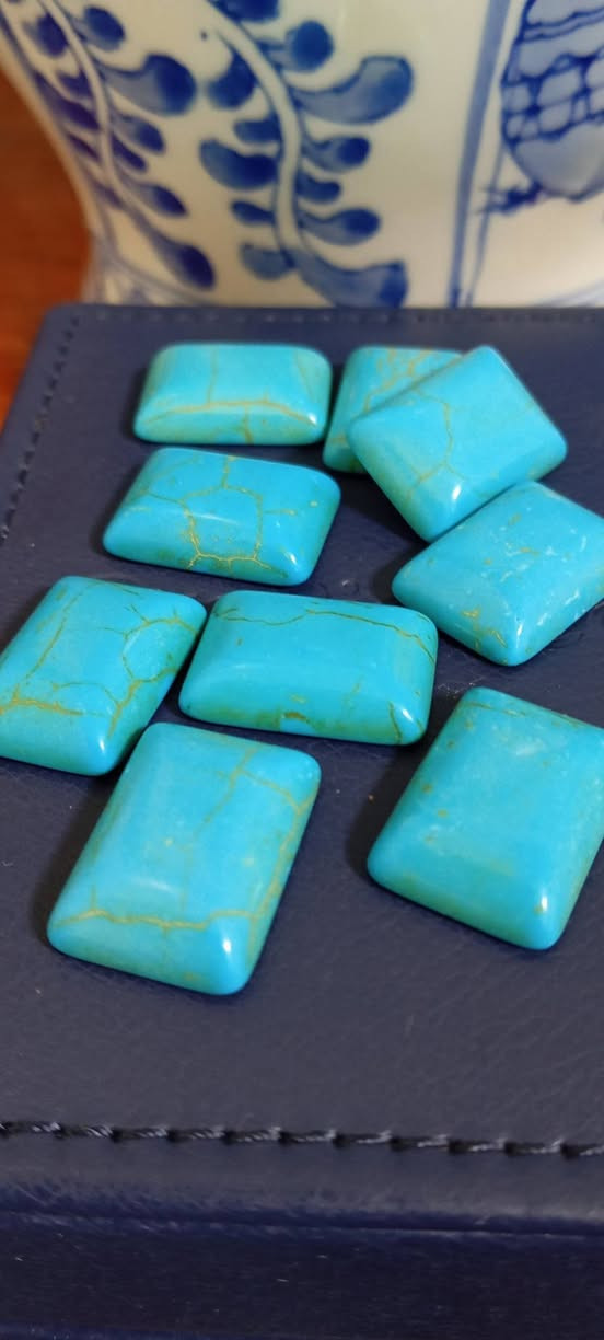 Pressed turquoise stones, 20/15mm stone size


**إذا كنت صاحب هذا الإعلان وتريد حذفه لأي سبب، رجاءا أرسل رسالة إلى الدعم الفني**