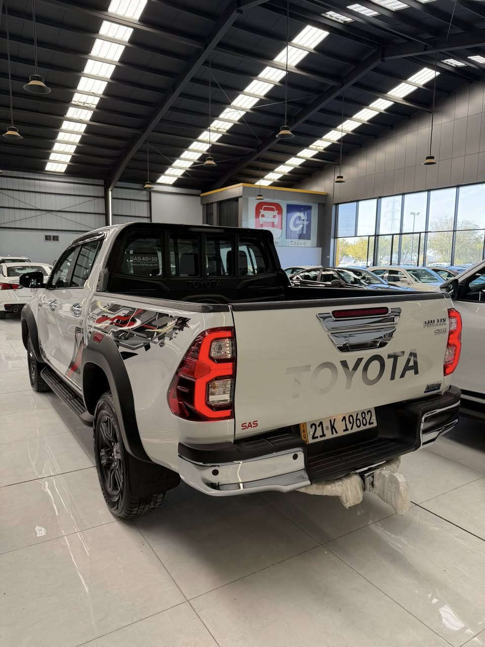 TRD 2024 ساز
فول مواصفات شرکة ساز 
ماشي 19 الف حقيقي مكفول كفالة عامة
رقم السليمانية بشرط تحويل و غرامة
سعرها 397 بي مجال قليل
مكان قضاء كلار شارع المعارض
***********
