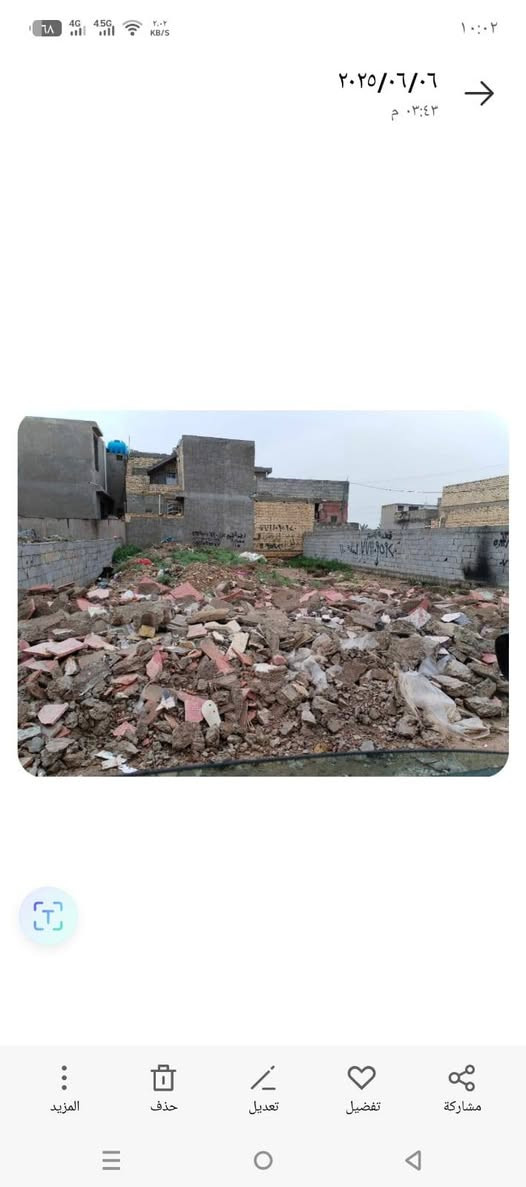 قطعه ارض للبيع مساحه 200 متر  ارض زراعي سند 25 متوفره كافه الخدمات ماء كهرباء تبليط مجاري عنوان  مقابيل المرور مال حسينيه  خلف مطعم ابن سمينه 
***********
