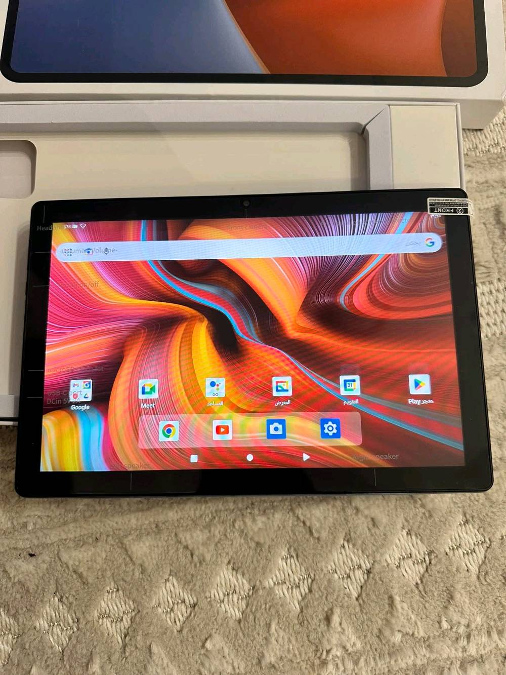 ايباد جديد غير مستخدم نفس ماموضح بالصوره السعر ٩٥ الف مع توصيل