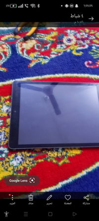 ايباد 9 للبيع لا مفتوح ولا مصلح مكفول البطاريه 94 مع شاحنه اصليه + كار...