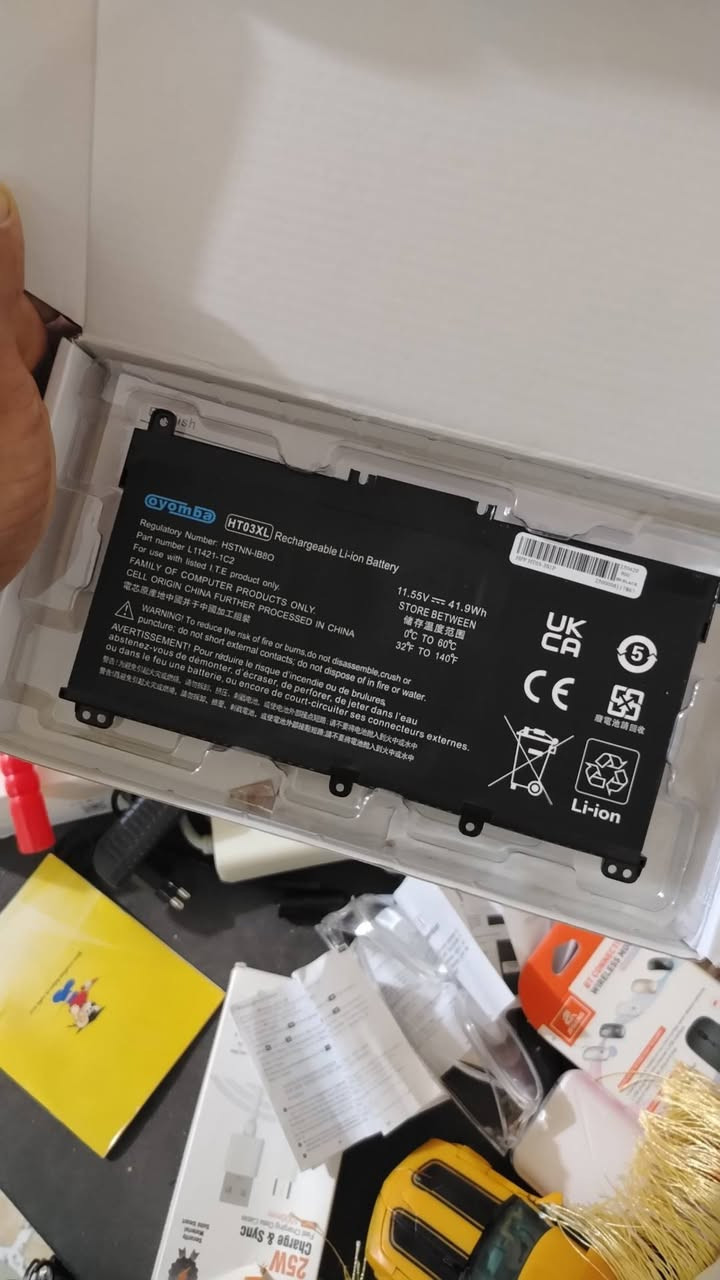 بطاريه لابتوب تصير هاي
موديلات من لابتوب
​1. HP Pavilion Series:
​Pavilion 14 Series: 14-CE, 14-CF, 14-CK, 14-CM, 14-DF, 14-DQ, 14-DK, 14-MA
​Pavilion 15 Series: 15-CS, 15-CW, 15-DA, 15-DB, 15-DW, 15-DY, 15-CU
​Pavilion 17 Series: 17-BY, 17-CA
​Pavilion x360 (Convertible) Series: 14-DH, 14M-DH, 15-DQ
​2. HP Essential / Notebook Series:
​HP 14s & 15s Series: 14s-CF, 14s-CR, 15s-DU, 15s-DY
​HP 14 & 15 Notebooks: 14-cf, 14q-cs, 15-da, 15-db, 15g-dr
​3. HP Business Essential Series:
​HP G7 & G5 Series: 240 G7, 245 G7, 250 G7, 255 G7, 256 G7, 340 G5, 348 G5, 470 G7


**إذا كنت صاحب هذا الإعلان وتريد حذفه لأي سبب، رجاءا أرسل رسالة إلى الدعم الفني**
