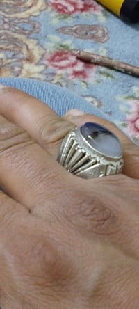 محبس عقيق يماني • فضة عيار ٩٢٥ • البصرة