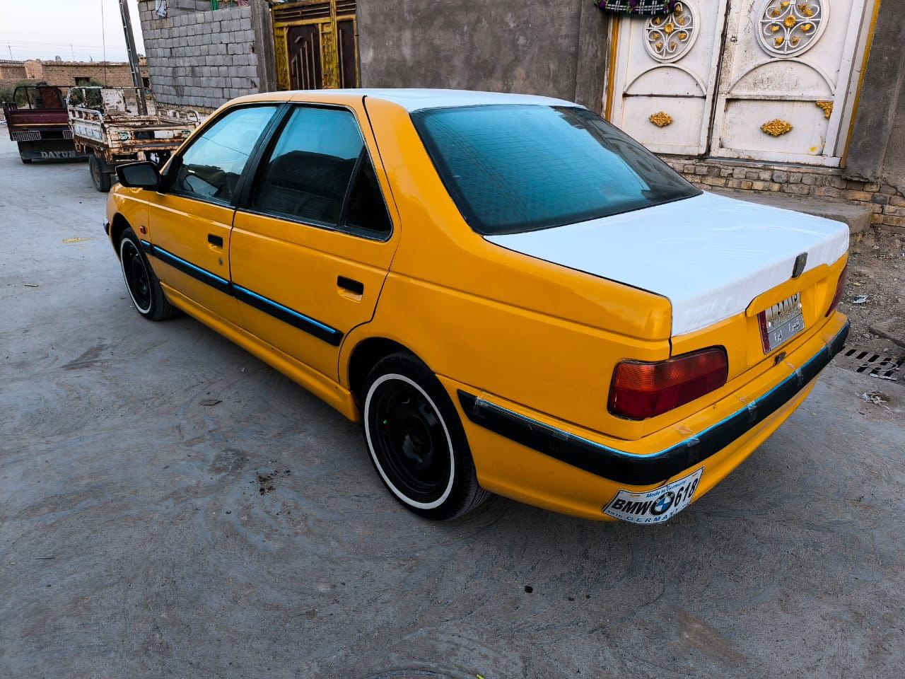 بيجو بارص موديل ١٣سنويهً٢٠٢٧سياره جاهزه من كلشي 
 تخم تاير مكينه حداديه جاهزه مال خبزه سعر٣٥وبيها مجال


**إذا كنت صاحب هذا الإعلان وتريد حذفه لأي سبب، رجاءا أرسل رسالة إلى الدعم الفني**