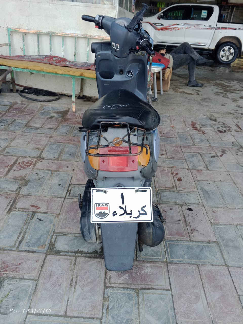 سلام عليكم دراجة منغولي مكاني كربلاء دراجة خير من الله مكفولة السعر ٣٠٠وبيهة مجال ***********
