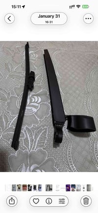 ماسحة خلفية مع الذراع  فوكس واكن- اطلس/ تيكوان/ تاؤس/ طوارق/ گولف/ سكو...