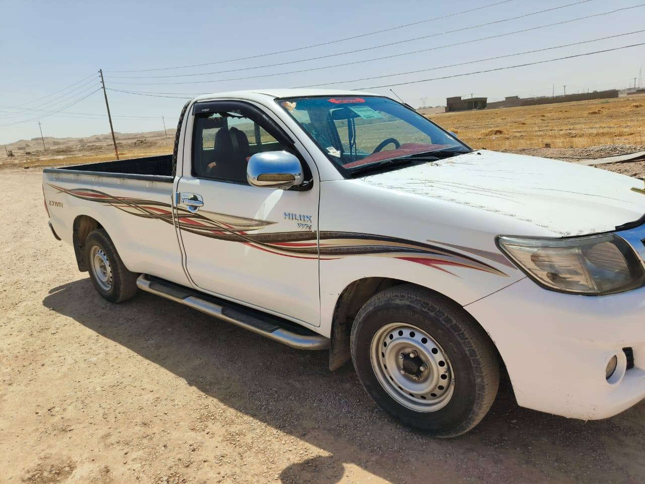 تيوتا تك2011 خمس جنكال رقم سليمانية بسمي سنويا 2031  هزة جديدة محدثة 2015 محرك كير كفالة للبيع فقط سعر 125 وبيه مجال بسيط كلش  مكان السيارة ديالى حمرين للاستفسار ***********
