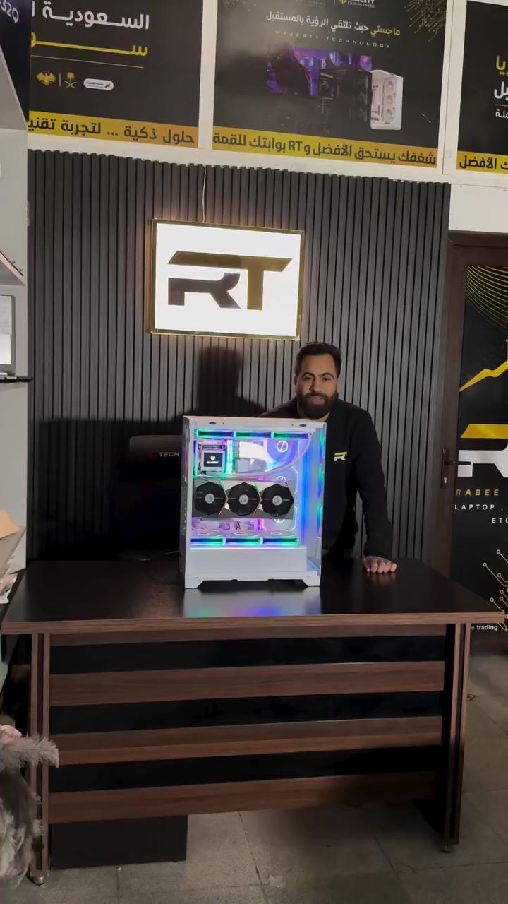 🔥 وحش الألعاب والأداء العالي وصل 🔥
إذا بدك تجميعة فخمة للألعاب والبث والتصميم بأداء قوي جداً، هاي التجميعة رح تعطيك تجربة خرافية 👌
💻 المواصفات:
🔹 المعالج: Core i7-14700F
🔹 المذربورد: B760 EDGE WiFi DDR5
🔹 الرام: AORUS 32GB DDR5 بتردد 6000MHz
🔹 التخزين: SSD NVMe 512GB WD Black
🔹 التبريد: Majesty 360 LCD Liquid Cooler
🔹 البور سبلاي: 750W Bronze
🔹 الكيس: TUEQ Pro مع 10 مراوح RGB ✨
🔹 كرت الشاشة: MSI RTX 3070 Ti Suprim – 8GB
🎮 أداء قوي جداً لأحدث الألعاب على إعدادات عالية مع فريمات ممتازة، ومناسب أيضاً للمونتاج والتصميم والشغل الثقيل.
💰 السعر: ؟؟❤️‍🔥 فقط
📍 العنوان: دمشق – البحصة – ساروجة – مقابل فرن مرحبا – الطابق الأول
📞 للاستفسار عن أجهزة الـPC ومستلزماتها:
0980829966/0988779070


**إذا كنت صاحب هذا الإعلان وتريد حذفه لأي سبب، رجاءا أرسل رسالة إلى الدعم الفني**