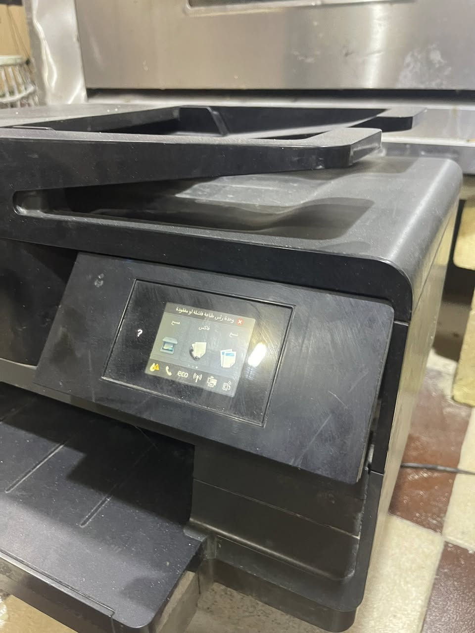 طابعة hp حديثه لمس بية عطل مااعرف شنو ماتطبع بس تشتغل اذا اكو مراوس بطابعة اقل مواصفات منه  واتساب *********** او بيع مكاني بصره
