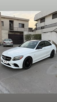 مرسيدس C300 2021 kit amg ابيض  هيكل (AMG)بلادي شركة.  النسخة الرياضية ...