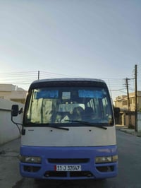 كوستر 2002 رقم جديد هيا وغرامه صفر هزه جديد منظومه غاز وبانزين مصبوغه ...