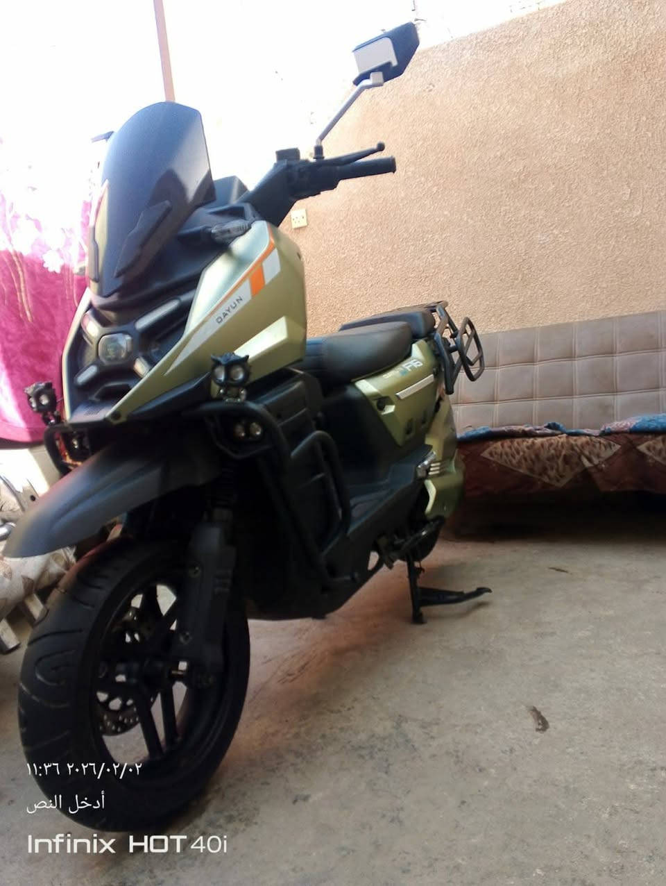 السلام عليكم دراجة شحن ليثيوم  30 امبير 72 فولت تمشي من 70 كيلو الى 90 كيلو بيهه سماعات منه وبيهه ترجع على البك تثبين سرعه اباجي ملف 2000للبيع بعدهه جديدة زيرو مماشية استخدام شهرين مطالع بيهة سعره مليون 400 بيها مجال  مكاني بغداد هاذا رقمي بي واتساب ***********
