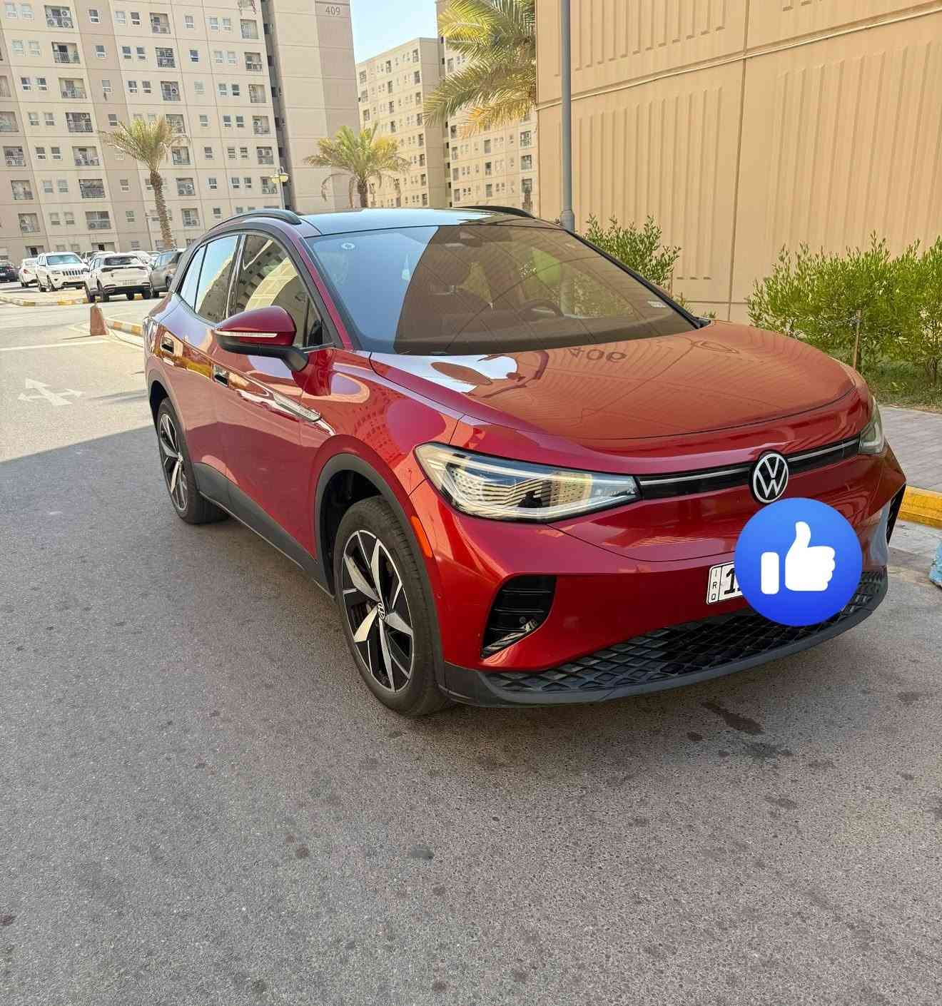 Volkswagen ID4 Pro S AWD
فولكس واكن ID4 اعلى فئة Pro S دفع رباعي دبل ماطور
سيارة كهربائية الشحنة تمشي 450 كيلو 
العداد: 31,000 ميل
وارد امريكي، الحادث تبديل بابين جهة السايق
المواصفات: بانوراما، نقطة عمياء، رادار، قيادة ذاتية، تدفئة كشنات، مقاعد تدليك، ركن تلقائي Autopark,  Android Auto, Apple Carplay, وباقي المواصفات المعروفة
السعر 22,500$
الاتصال: ***********

