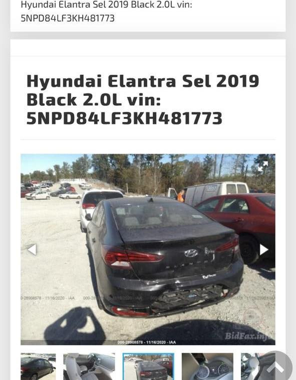 Elentra / النترة
-2019 
-90,000 mi 
مكانه بغداد 
الحادث موضح ب الصور ورقم الشاصي ب الصور 

السعر / 143$

-0770 992 7535
