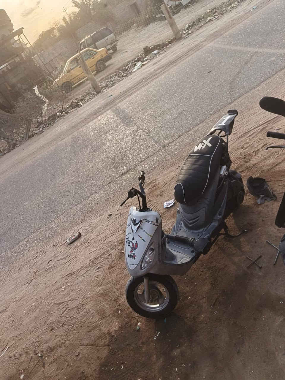 سلام عليكم دراجه ماكس قجمه الدراجه مبوشه 55 السعر 650 رقم الهاتف ***********
