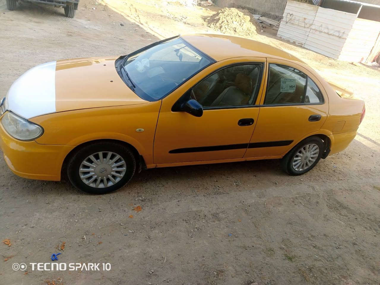 سلام عليكم للبيع فقط نيسان سني ياباني مؤسسه ابلادي 2011 رقم بغداد مصفره هيئه وغرامات سنويه مجدده الى نهاية 2029 سياره حلوه وجاهزه مصبوغه جماليه مكينه وگير شرط صدر امامي وخلفي جديد تخم تاير جديد تبريد ثلج كهربائيات كلهه شغاله السعر 70 قفل من الأخير 🔒 مكان الرمادي خمسه كيلو الشراي يتصل رقم الهاتف *********** ورجائآ الموشراي لايتصل
