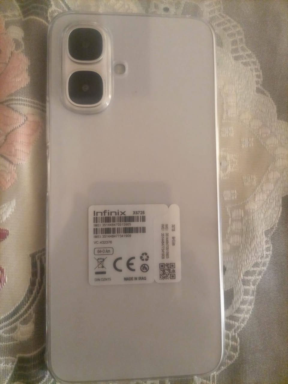 موبايل انفنكس سمارت 10 ذاكره 64 رام 3+3 رايده مراوس بعده جديد صارله 3 ايام من مفتوح من الكارتون مالته  مراوس فقط


**إذا كنت صاحب هذا الإعلان وتريد حذفه لأي سبب، رجاءا أرسل رسالة إلى الدعم الفني**