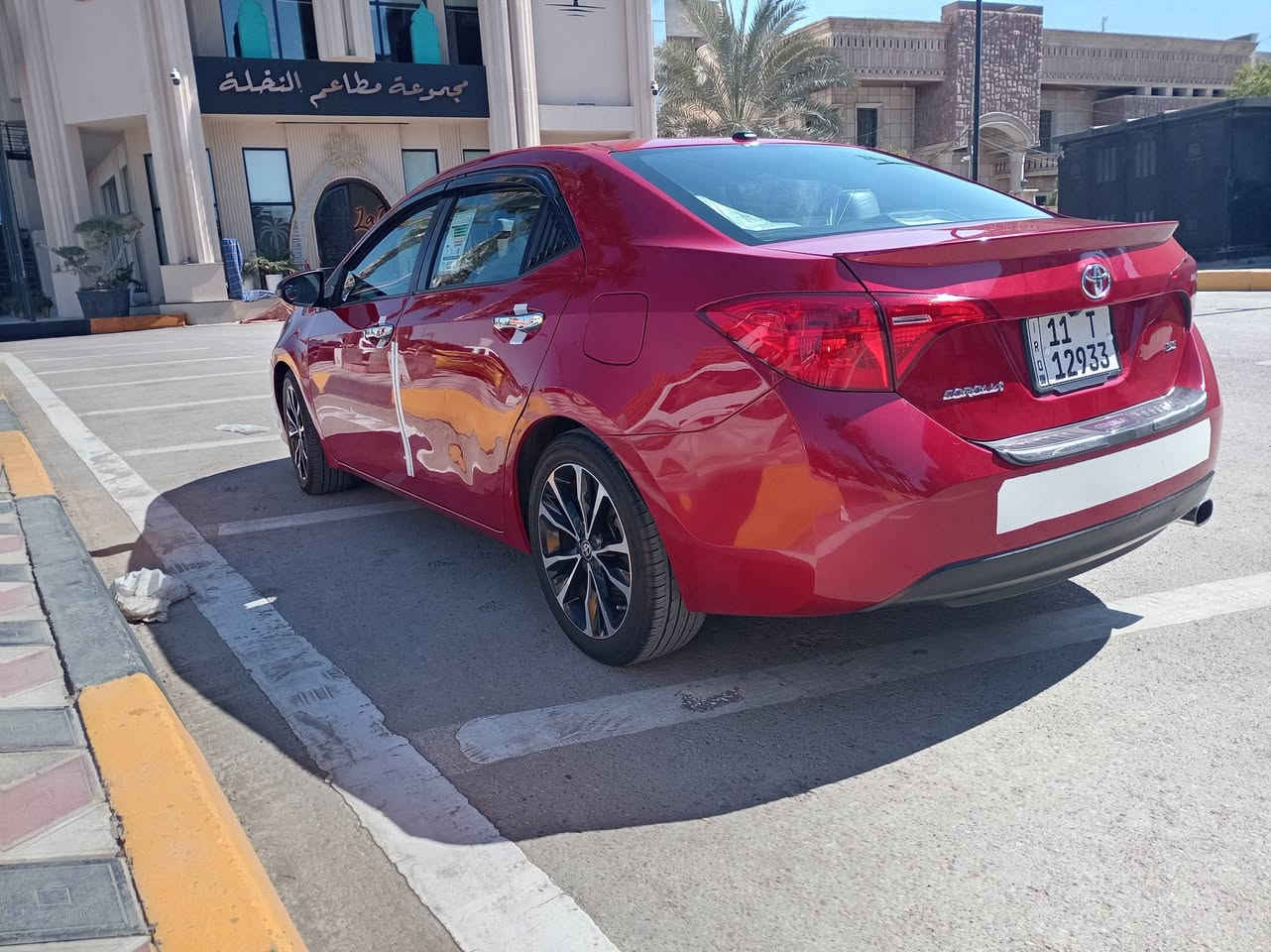 السلام عليكم تيوتا كورلا 2019 مواصفات SE الرقم بغداد حادث جامرلغ وبنيد بدون دواخل وشاصي ديالى تقاطع القدس السعر128
 ***********
