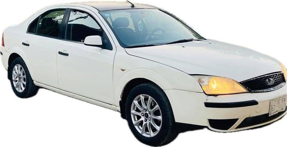 السلام عليكم
(للبيع ) 
 ( فورت مونديو )
لون(ابيض صدفي)
موديل(2006)
رقم (بغداد خصوصي)
محرك(4سلندر  (2000)
(كير اوتو)
(مشروع وطني سنويه (2028)
(تبريد ثلج❄️)(4بوابات)
(تخم تاير جديد)
(باتري جديد)
(فيتبم جديد)
(ميكانيك رايدله صيانه )
(حداديه بشرط)
(كشنات مخمل)
(ويل فورد البلادي)
(بجم لايتات كله شغال)
(كهربائيات كله شغال) 
(سنتر لوك تصعيد جام)
(شاشه بلوتوث شغال) (سماعات بلاد)

(الاستفسار)👇🏻

رقمي/***********
مكان السيار:بغداد مشتل 
السعر ٥٠وبيه مجال صاحبه يريد مداور
