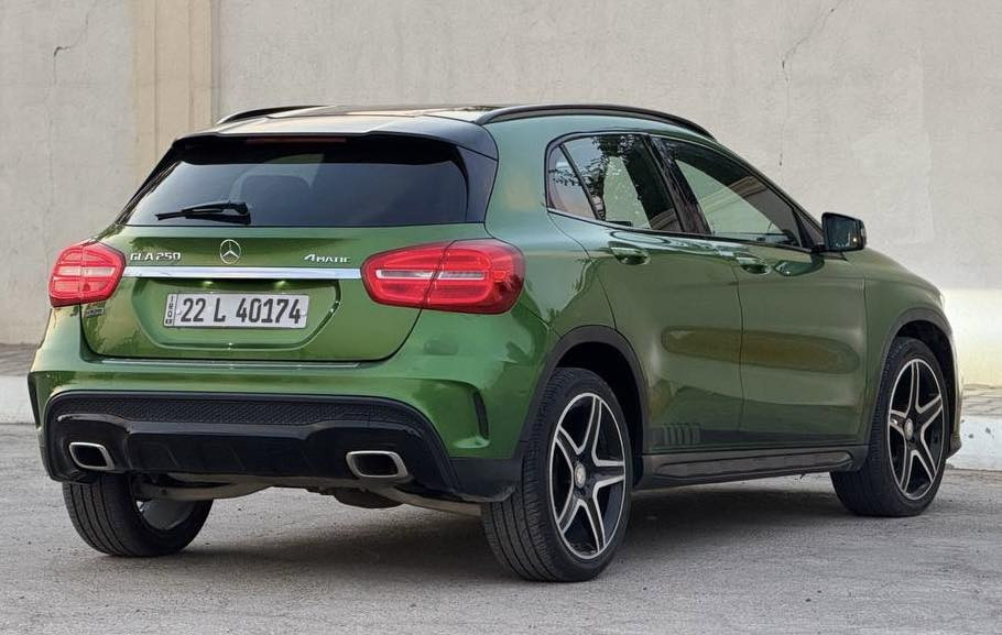 السلام عليكم
مرسيدس GLA 250 2016
وارد امريكي 

لون مميز — سيارة بحالة ممتازة

🔶 الحالة:
 • بدون ايرباك
 • بدون دواخل
 • صور الحادث مرفقة بالمنشور
 • رقم أربيل الجديد
 • تحويل وكالة مضمون

⸻

⭐ المواصفات والتجهيزات:
 • تشغيل بصمة + 5 بصمات
 • ترحيب أبواب
 • مقاعد جلد
 • مقاعد تدفئة + مقاعد كهربائية دبل مع ميموري
 • رادارات
 • تبريد قطعتين
 • شاشة كبيرة
 • كاميرا دوّارة
 • فول تحكم ستيرن
 • إشارات على المرايا
 • شفتات ستيرن (Paddle Shifters)
 • كير تعليك
 • نظام إطفاء ذاتي عند الازدحام
 • مرايا قلاب كهربائية
 • جنطة كهرباء
 • دبل اكزوز
 • ويل كب
 • بلوتوث
⸻

⚙️ المحرك والأداء:
 • محرك 2000 تيربو
 • دفع رباعي 4MATIC
 • قوة 208 حصان
 • تسارع السيارة يخبل

⸻

📍 موقع السيارة:

بغداد – الدولعي

⸻

📞 للتواصل والاستفسار:

***********
***********
