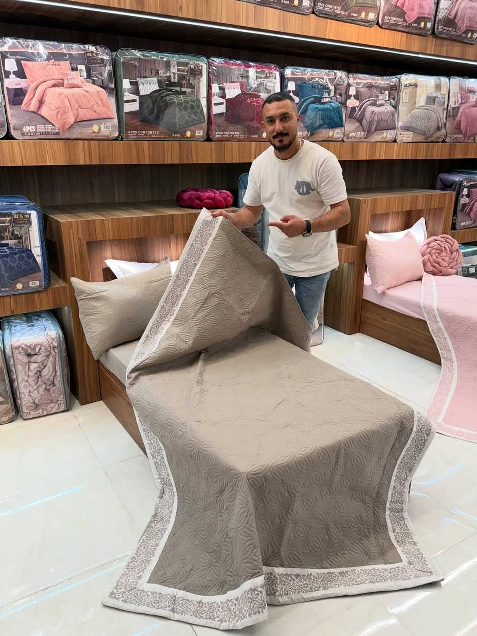 ✨ – سيت غطوة نفر واحد ✨

أناقة بسيطة وخامة مريحة تناسب الاستخدام اليومي 🌿💤

📦 مواصفات السيت:
✔️ غطوة نفر واحد
✔️ 4 قطع متكاملة
✔️ وجهين سادة
✔️ خامة قطن مقرنص ناعمة وعملية
✔️ ألوان هادئة وأنيقة

🔥 السعر الآن فقط: 21 الف


**إذا كنت صاحب هذا الإعلان وتريد حذفه لأي سبب، رجاءا أرسل رسالة إلى الدعم الفني**