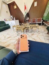 آيفون 17برو ماكس.   برتقالي   جديد خدش  واحد ما بي   256  دبل خط     ف...