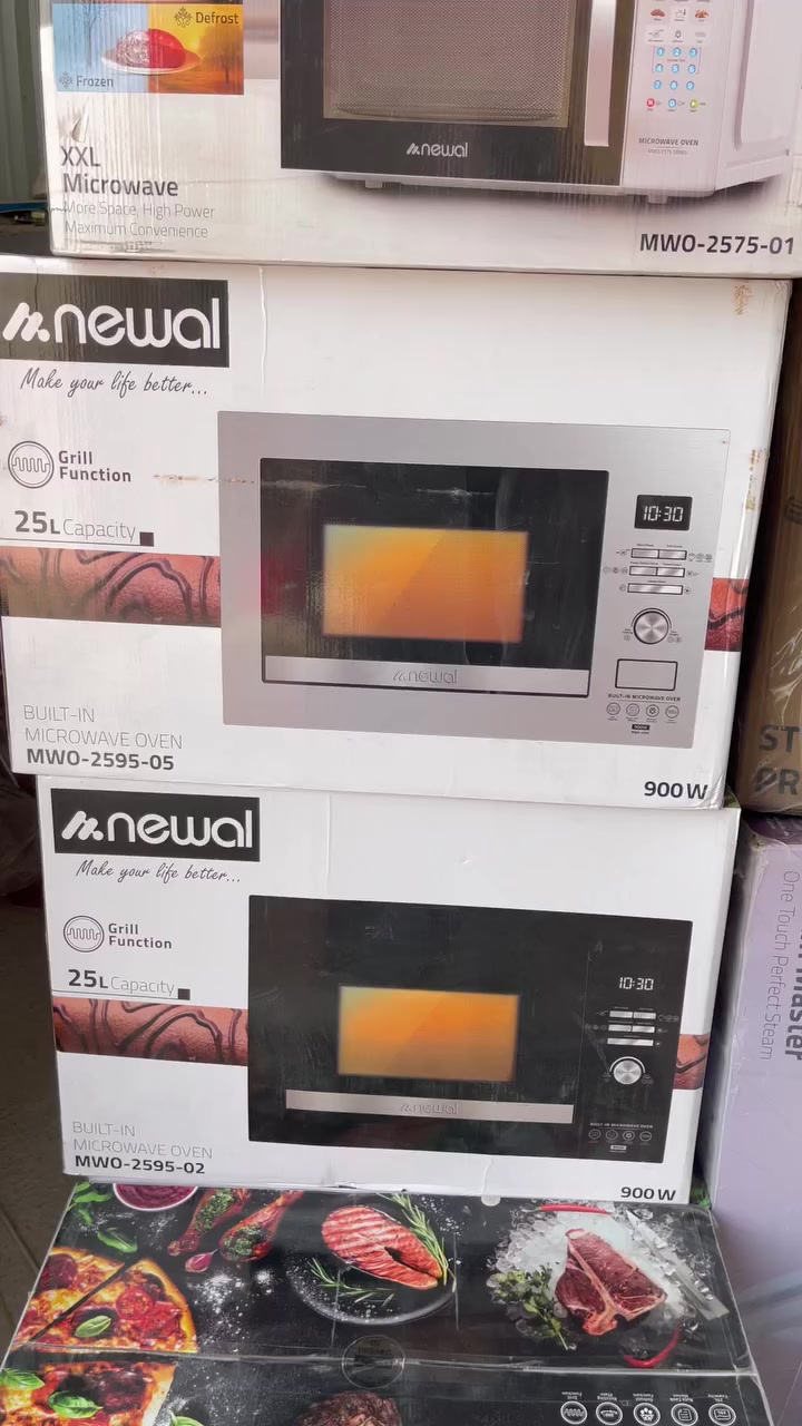 مايكرويف بلتن حجم  25 لتر عملاق ( حفر داخل الكاونتر) 
نظام حمي شوي تذويب الثلج 

� وصل حديثاً إلى البيت الأوربي للأجهزة الكهربائية 🔥

مايكرويف عملي وأنيق يخدمك يومياً بالمطبخ 👌

✨ماركة نوال newal 
✨ السعة: 25 لتر
✨ تصميم ستيل أنيق يضيف لمسة فخامة للمطبخ
✨ شاشة رقمية سهلة الاستخدام
✨ عدة برامج للطبخ والتسخين
✨ مؤقت وتحكم دقيق بالوقت
✨ مثالي لتسخين الطعام، إذابة التجميد، والطبخ السريع

⚡ سريع – عملي – سهل الاستخدام

📍 العنوان: البصرة – تنومة
قرب مجمع تاج البصرة السكني
قرب محطة وقود عين البصرة
طريق الفيحاء جباسي

📞 للاستفسار والحجز راسلنا على الخاص
*********** عبدالله واتساب 
*********** عبدالله واتساب 

البيت الأوربي لتجارة الأجهزة الكهربائية
بيع جملة ومفرد 
I
