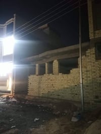 دار هيكل 100 متر للبيع طابق واحد منطقة الكاظمية الطي الحلبي الواجهة 8 ...