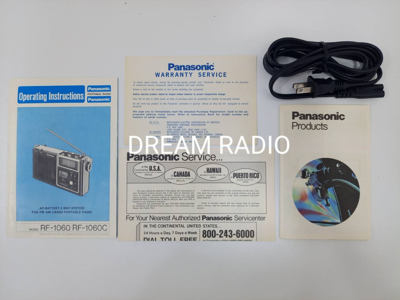 باناسونيك RF-1060 انتاج اليابان 1980
جهاز غير مستخدم على وضع الشركة 
الاستفسار مراسلة الصفحه


**إذا كنت صاحب هذا الإعلان وتريد حذفه لأي سبب، رجاءا أرسل رسالة إلى الدعم الفني**