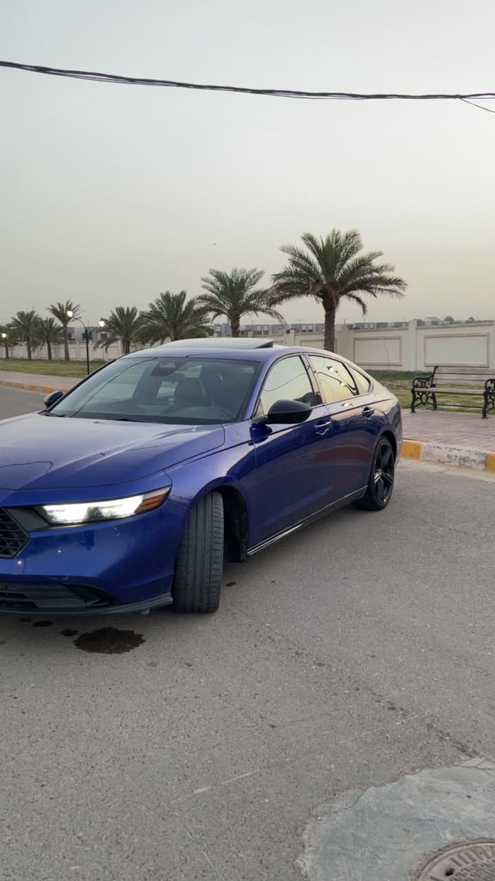 هوندا اكورد موديل 2023 SPORT L
وارد امريكي فول مواصفات 
. كشنات جلد (اسود)
. تدفئة كشن 
. فتحته سقف (بانوراما)
. مثبت سرعة
. قيادة ذاتيه 
. تحكمات ستيرن 
. كشنات كهربائي 
. تخزين كشنات
________ بيهة هواي هواي مواصفات متنعد 

💥الضرر فقط جاملغ عكس السايق وربع البنيد
مبدلة ومصبوغة 
ولغد وشواصي كلها كفالة 
السيارة ماشية 55000كيلو
للاستفسار اتصل : ***********
