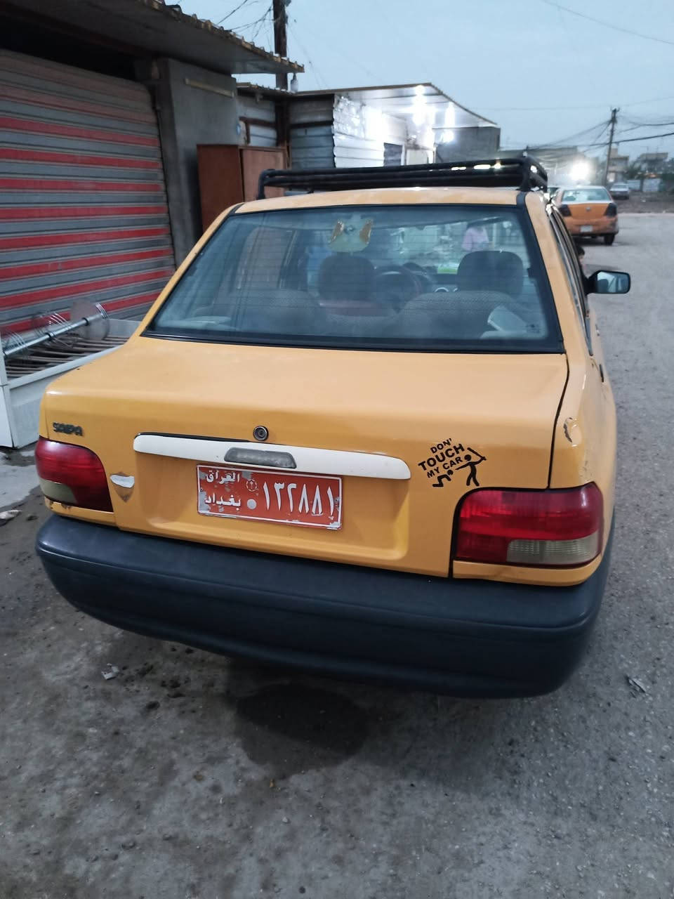 سايبه للبيع ابيع هيج حديده اكاتبك سرقه وعشائر سعر 6ورقات نقصهه باتري وشغلات بصيطه العلكايه شارع العريض قرب جامع حي الزهراء ع ***********
