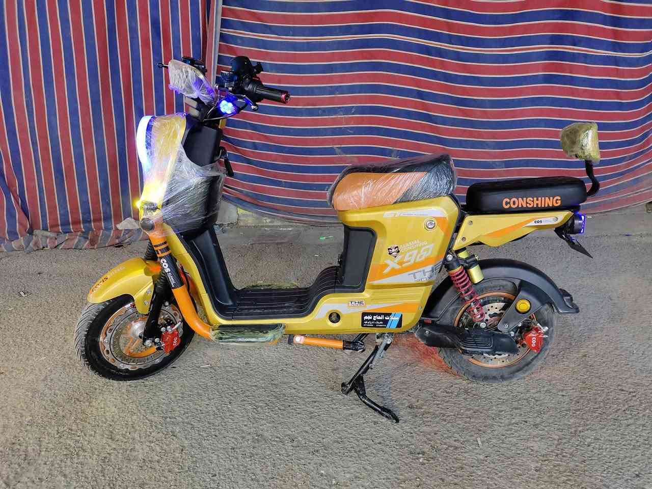 السلام عليكم ورحمة الله وبركاته
باسكل شحن جديد للبيع 2025
مستخدم اسبوع واحد فقط 
مكان: كربلاء 
الحجم  20
الون : اصفر مميز 
الون الويل :اسود :مميز
المواصفات 
السرعه :99 حقيقية
يعمل بنضام 4سرع
جهاز إنذار :عند السرقة
قفل التاير الخلفي
قفل السرج : او البطارية 
ويل كب.
بطاريات 5جدد 60A....... 12V
بايدر مساعد :وايضا يشحن البطارية
تيرات :جوبلس
دواسات دبلات :6 :2 أمامي :4 خلفي
اشاير يمنه يسره دبل اشارة 
لد :نهاري
لد :ليلي
لد :ليلي :إضافي
لد :خلفي 
مفتاح 🔑 و بصمة 
شاشة تقرأ :العطلات :والسرعة :والكيلو متر:وشحن البطارية.
وغيرها من المواصفات
السعر 475وبي مجال 

لاستفسار خاص او علـّۓ. الرقم اسفل
***********
