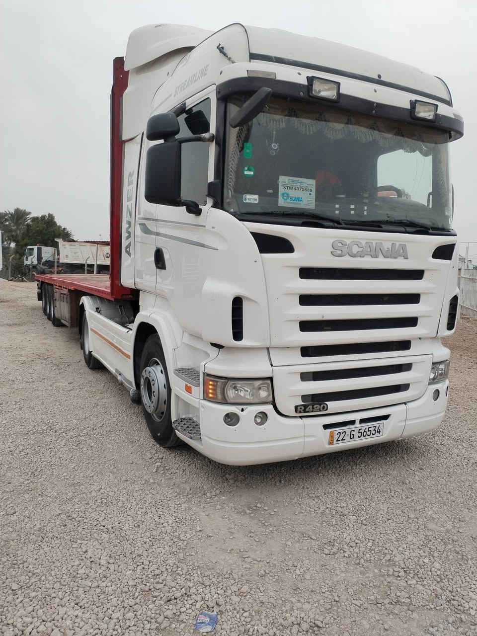 سكانيه للبيع
***********
***********
رأس وعربانه مرسمه سنويه ل ٢٨ تحويل محرك نجكسن عربانه دزك بريك كير ٣ ب٣
رتايدر تبريد سيار مكفوله شاصي قماره محرك كير 
لحله جبله معرض النصراوي
