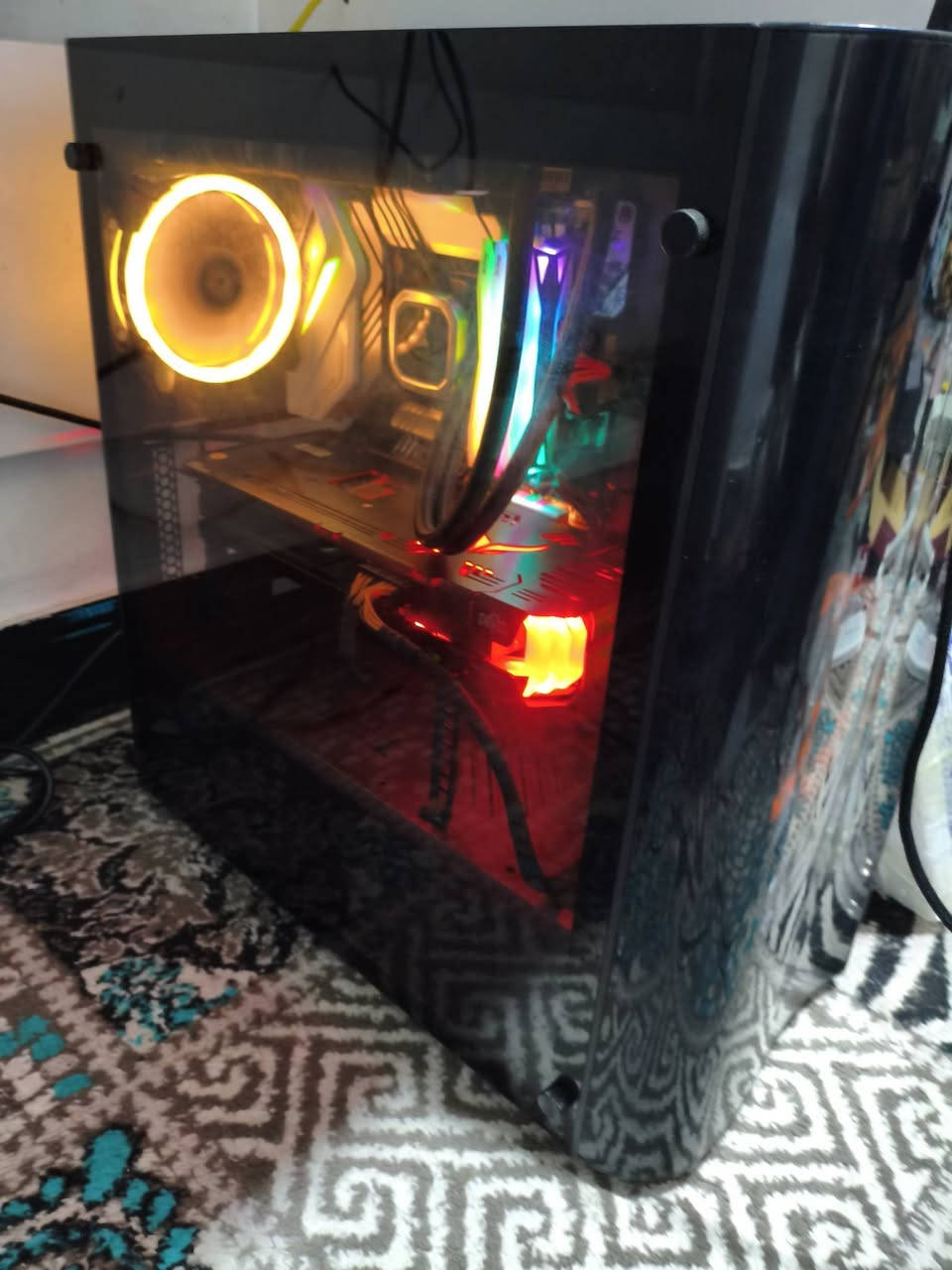 🔥🔥 وحش الألعاب للبيع 🔥🔥
━━━━━━━━━━━━━━━
🎮 Gaming PC High Performance
 ⚡ RX 6700 XT 12GB
⚡ i7 10700K
⚡ 32GB RAM 3200MHz
⚡ ASUS Z490-A
⚡ M.2 SSD 512GB
⚡ Liquid Cooling 240mm
750w 🔥
كل قطع المذكوره جديد
━━━━━━━━━━━━━━━
✅ يشغل أقوى الألعاب على High / Ultra
✅ أداء ثابت وحرارة ممتازة
✅ نظيف جداً + كارتونات متوفرة
💰 السعر: (1150)
━━━━━━━━━━━━━━━
🚚 توصيل لكل محافظات العراق
📞 (***********)
💬 واتساب / اتصال
