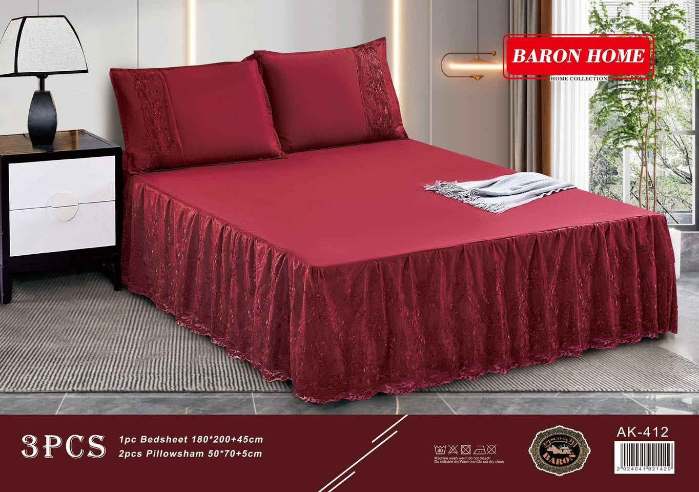 شرشف نفرين قماش ساده لاستيك دبل كشكش كيبور من 3 جهات 
3 قطع 
 

السعر 25000 🔥🔥🔥


**إذا كنت صاحب هذا الإعلان وتريد حذفه لأي سبب، رجاءا أرسل رسالة إلى الدعم الفني**