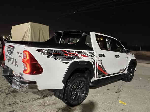 للبيع بيك اب تيوتا هايلوكس ساززز مديل 2021 TRD فور ويل بانزين اتوماتيك 6 سلندر رقم أربيل باسمي دولي 
كشنات تبريد سيارة جديدة لا بارد لا شخط لا صبغ 
سيارة ماشية 52 الف فقط جديدة حيل استخدام شخصي 
عنوان السيارة بغداد السعر المطلوب 340 وبيه مجال 
رقم موبايل ***********
